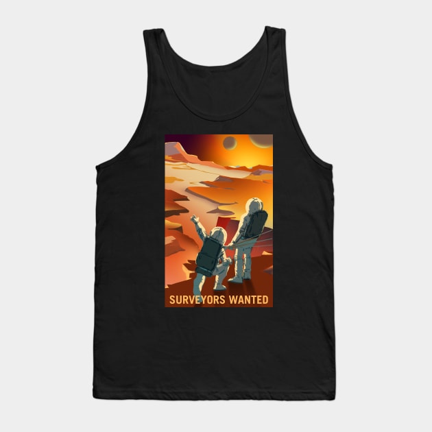 Surveyors Wanted to Explore Mars and its Moons Tank Top by BokeeLee